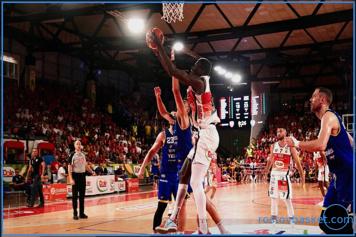 Dole Rimini против Tezenis Verona: Напряженный Момент в 4-й Четверти (64-65)